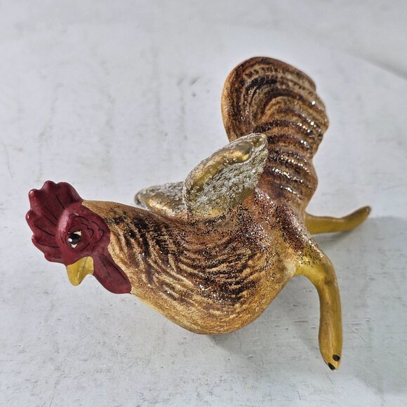 Walnut Ridge Collectables Rooster Ornament Figurine Signed 1999 Rare Ceramic - Picture 4 of 9